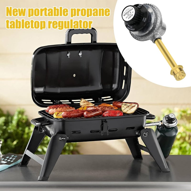 FBULWSEC 29102349 29103224A Regulator Control Valve Replacement for Charbroil Grill2Go X200 Tru-infrared 2012 Regulator Valve Portable Liquid Propane Gas Grill - Image 4